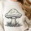 A Vector Mushroom Illustration An editable vector graphic representation of a mushroom suitable for various design applications.