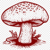 Artistic Mushroom - For Procreate Project