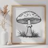 Stunning Mushroom Vector Craft File