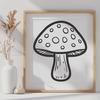 Free Mushroom SVG - For Procreate Project