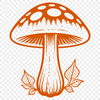 Mushroom In DXF Format - Free Digital Download, Commercial Use