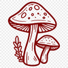 Creative Mushroom Printable Image