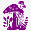 Floral Mushroom PDF - For Vinyl Project