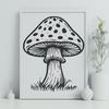 Stunning Mushroom - Cricut PNG