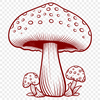 Mushroom Design In PNG & SVG - Free Digital Download