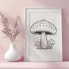 Mushroom Design In PNG & SVG - Free Digital Download