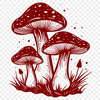 Mushroom Clipart In SVG, PNG, PDF And DXF File Formats