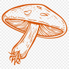 Free Unique Mushroom Vector Art PNG - Commercial Use