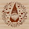 Whimsical Love Creature Icon A mythical creature with love hearts sitting in a serene environment.