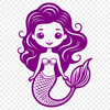 A digital illustration of a mythical sea creature with human upper body and fish tail.