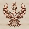 Rebirth Bird Icon Design in SVG Style Mythical creature symbolizing rebirth, represented as a stylized bird in vector format.