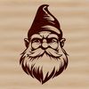 Fantasy Dwarf-Inspired Creature Icon A mythical creature from fantasy lore, depicted as a small, stout being with a head resembling a dwarf.