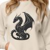 Free Vector Dragon Graphics An SVG graphic representation of a legendary dragon with a menacing gaze.