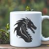 Beautiful Dragon - Laser Cutter DXF