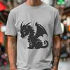 Free Unique Dragon Image SVG - Commercial Use