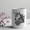 Artistic Unicorn - Vinyl DXF