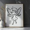 Artistic Fairy DXF - For Laser Project