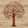 A detailed illustration of a tree with roots and branches, created in vector format for editing and customization.