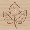 Simple Leaf Vector Artwork A stylized illustration of a single green leaf with veins, suitable for vector art and commercial or personal projects.