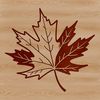Stylized Nature Illustration A stylized vector design of a natural leaf with intricate details suitable for various crafting projects.