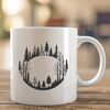 Free Vector Forest Landscape A detailed forest landscape with trees and foliage for vector art design.