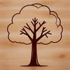 High-Resolution Tree Illustration A high-resolution vector tree illustration suitable for various digital applications.