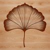 Creative Vector Art Leaf Template A detailed illustration of a single leaf with intricate details, suitable for vector art projects.