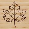 Colorful Leaf Graphic Vector graphic representation of a realistic leaf in various colors.