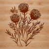 Wildflower in Full Bloom Vector Art A colorful illustration of a wildflower in full bloom, suitable for graphic design and craft projects.