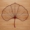 A Stylized Natural Leaf Design A stylized SVG image of a natural leaf with realistic texture and shape, ideal for crafting and DIY applications.