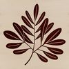 Detailed Leaf Outline Vector A detailed illustration of a single leaf with intricate veins and edges, suitable for vector designs and clip art.