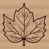 Nature-Inspired SVG Design A stylized leaf illustration suitable for vector art designs.