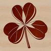 A single, detailed leaf with intricate veins and edges, suitable for vector design and cutting machine projects.