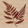 Free Nature-Inspired SVG Clip Art A simple leaf illustration created in vector format with scalable lines and shapes, ideal for graphic design projects.