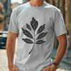 A single green leaf illustration created in vector format.