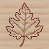 Lobed Leaf Design SVG A close-up vector image of an oak leaf's distinctive lobed shape and serrated edges.