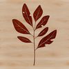 Natural Green Leaf Design Vector graphics design of a realistic leaf with detailed lines and shapes.