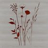 Beautiful Blooming Flower Clip Art A colorful illustration of a blooming wild flower against a simple background.