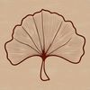 Vector illustration of a single green leaf with detailed texture and shape.