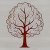 Tree illustration in a beautiful vector format. A single tree illustration in a vector format, suitable for various design applications.