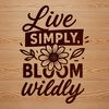 Inspiring Nature Quotes SVG A collection of inspirational quotes about nature, set against a floral backdrop.