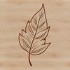 Nature-Inspired Leaf Clipart A single green leaf with veins, suitable for vector graphics and digital design.
