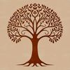 A stylized illustration of a tree with branches and leaves, suitable for vector art and graphic design projects.