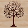 Nature Graphic Illustration A high-resolution graphic representation of a tree, ideal for use in digital design software like Illustrator and Procreate.