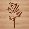 A detailed illustration of a single leaf in a natural environment, suitable for graphic design and digital art.