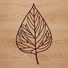 SVG Vector Leaf Design A high-quality digital clip art of a single green leaf, suitable for commercial or personal use in various design projects.