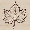 Beautiful Nature Vector Clip Art A detailed illustration of a single green leaf with veins, suitable for vector design.