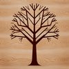 Scalable Nature Illustration Vector Art A detailed, scalable tree illustration suitable for various design applications and commercial use.