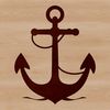 Bold Anchor Silhouette Vector Anchors in a nautical silhouette with a bold design, suitable for clip art and vector graphics.