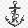 A collection of anchors in various styles and designs, suitable for vector art and clip art projects.